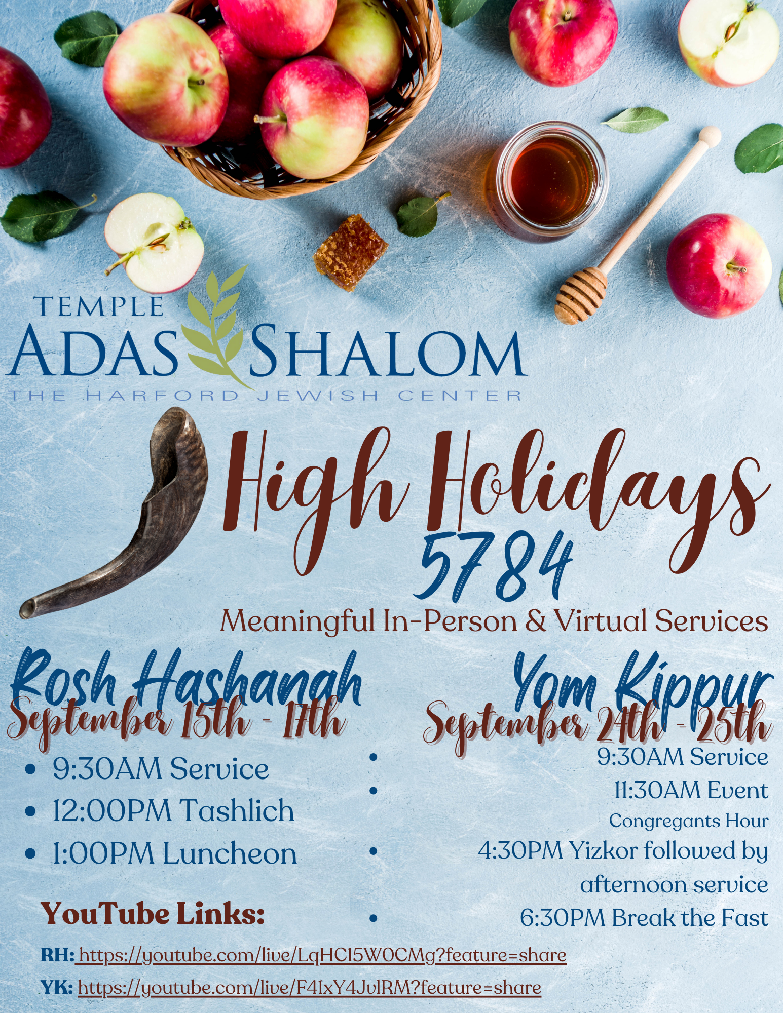 High Holiday Flyer