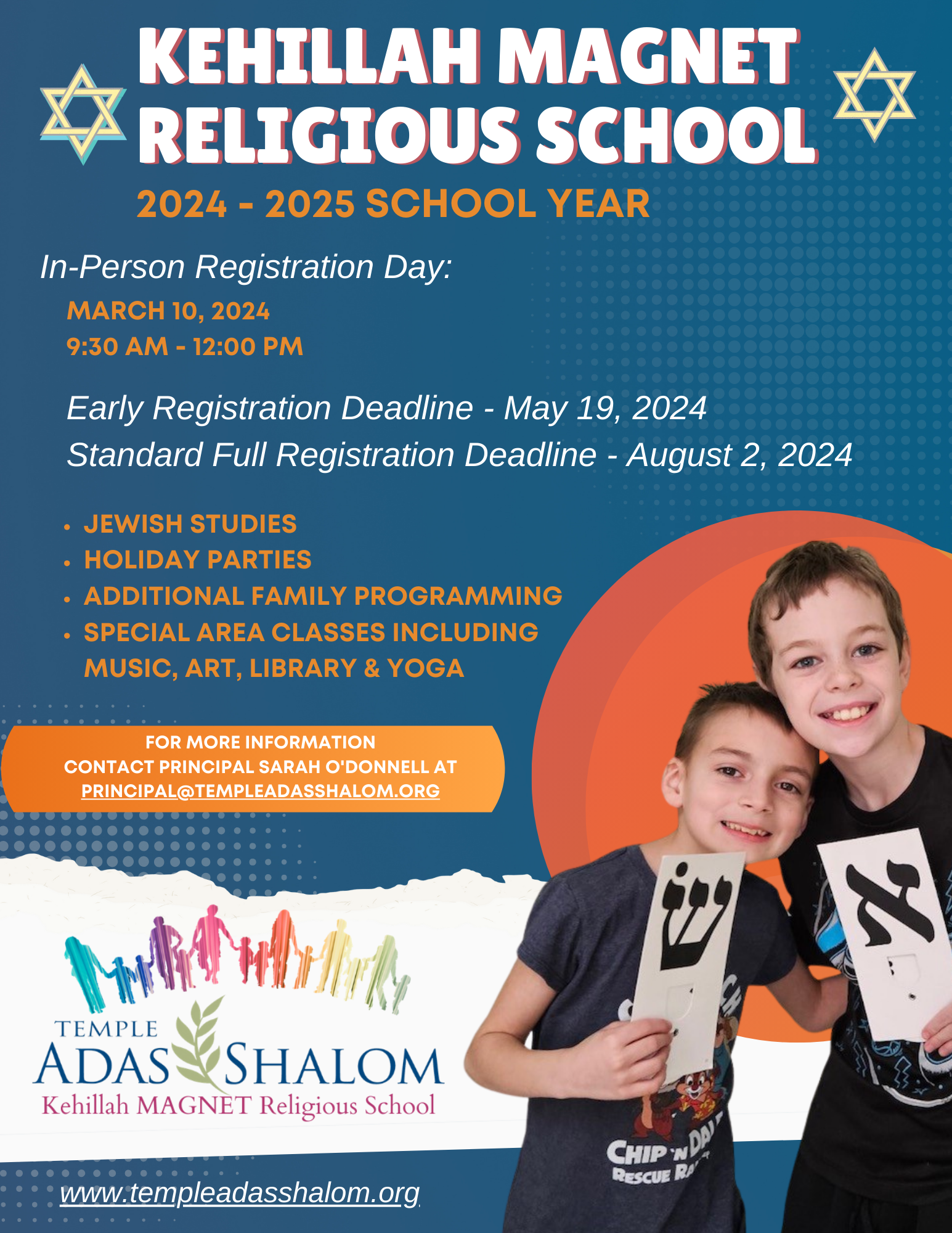 Kehillah MAGNET Religious School registration