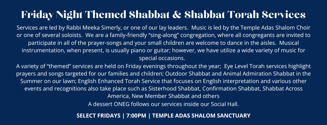 Shabbat Services